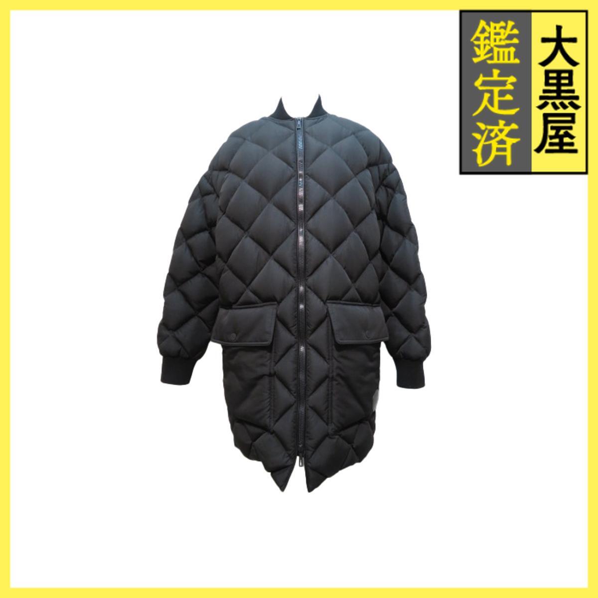 HERMES エルメス ダウンジャケット レディース38 ブラック ポリエステル *17-7112 2148103802836拍卖