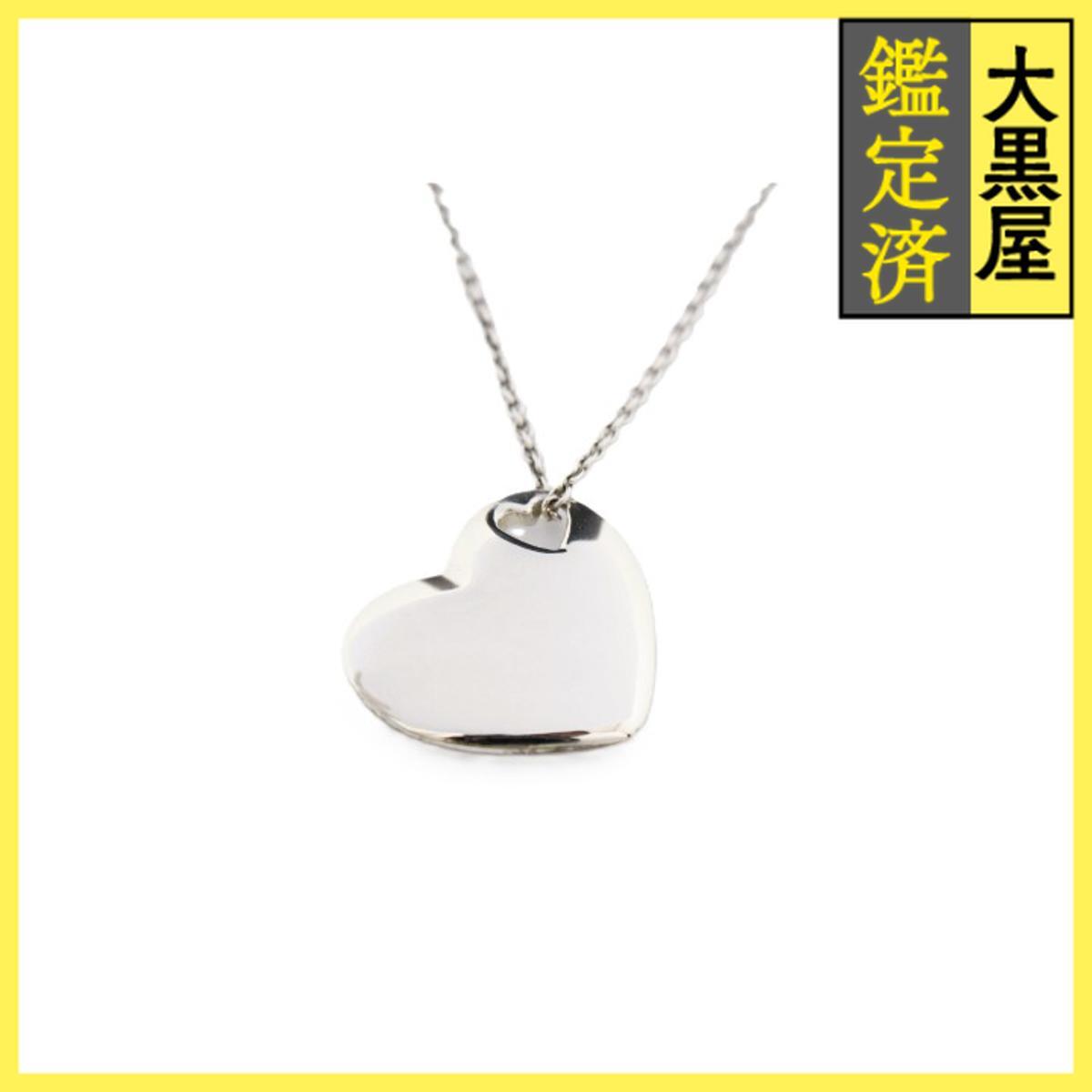 TIFFANY&Co ティファニー ハートネックレス SV シルバー拍卖