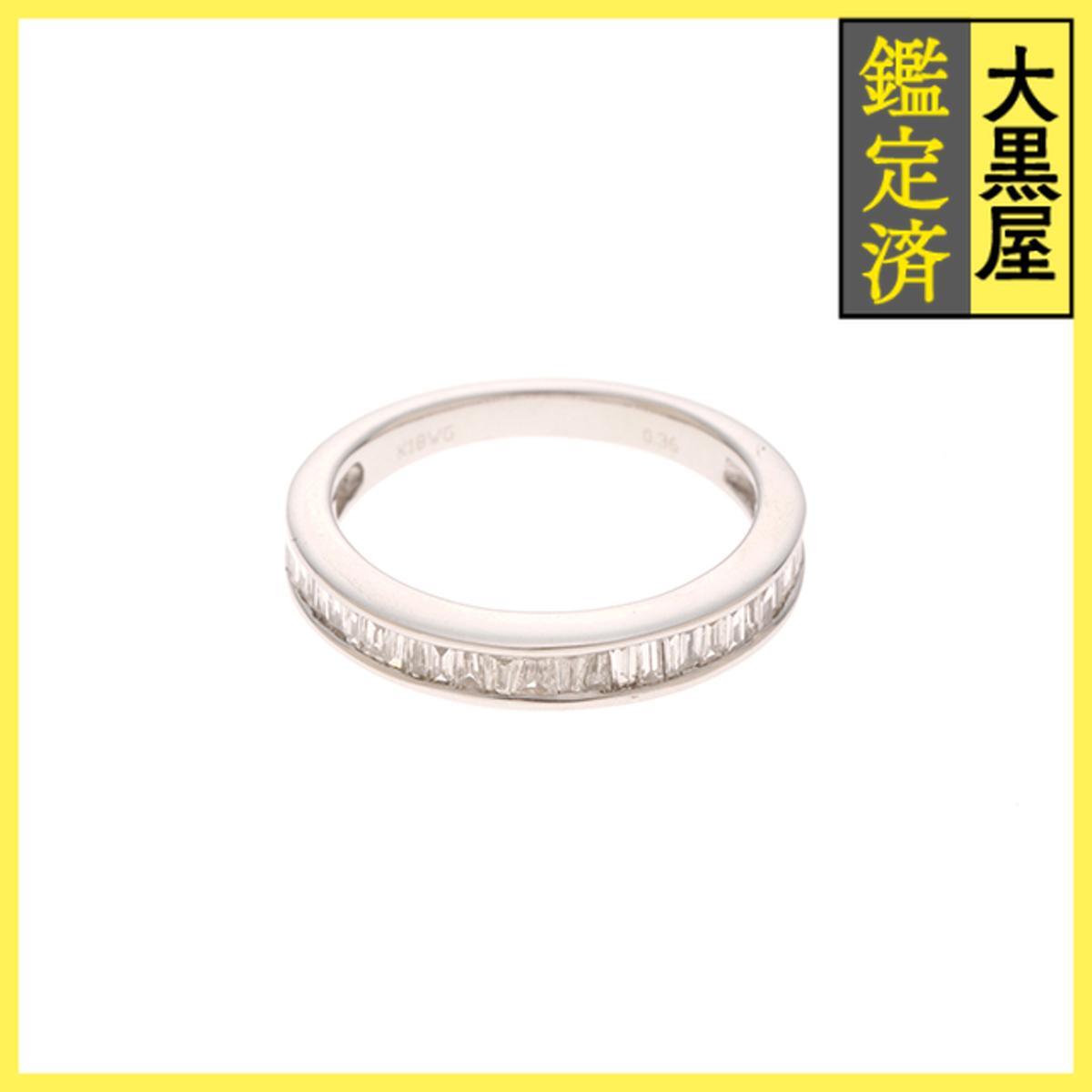 JEWELRY ジュエリー リング 指輪 K18ホワイトゴールド ダイヤモンド0.36ct 10号 約2.9g拍卖