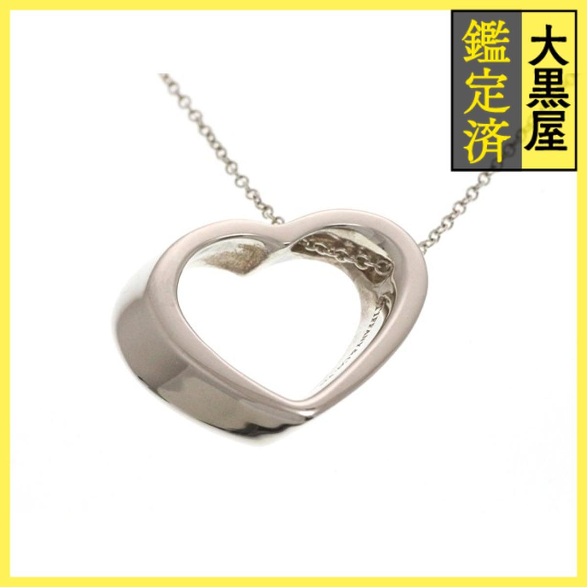 TIFFANY&CO ティファニー ジュエリー ネックレス ジオメトリックハート ペンダント 925 シルバー 4.2g拍卖