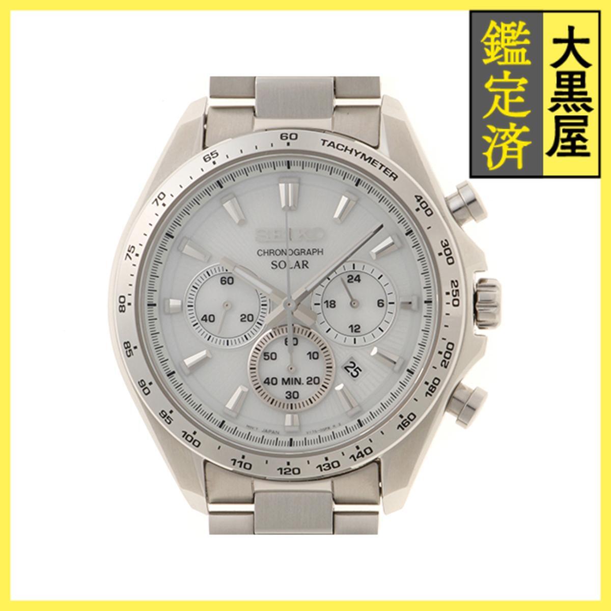 SEIKO セイコー セイコーセレクション SBPY179 SS クォーツ ホワイト 男性用/Men's watches拍卖