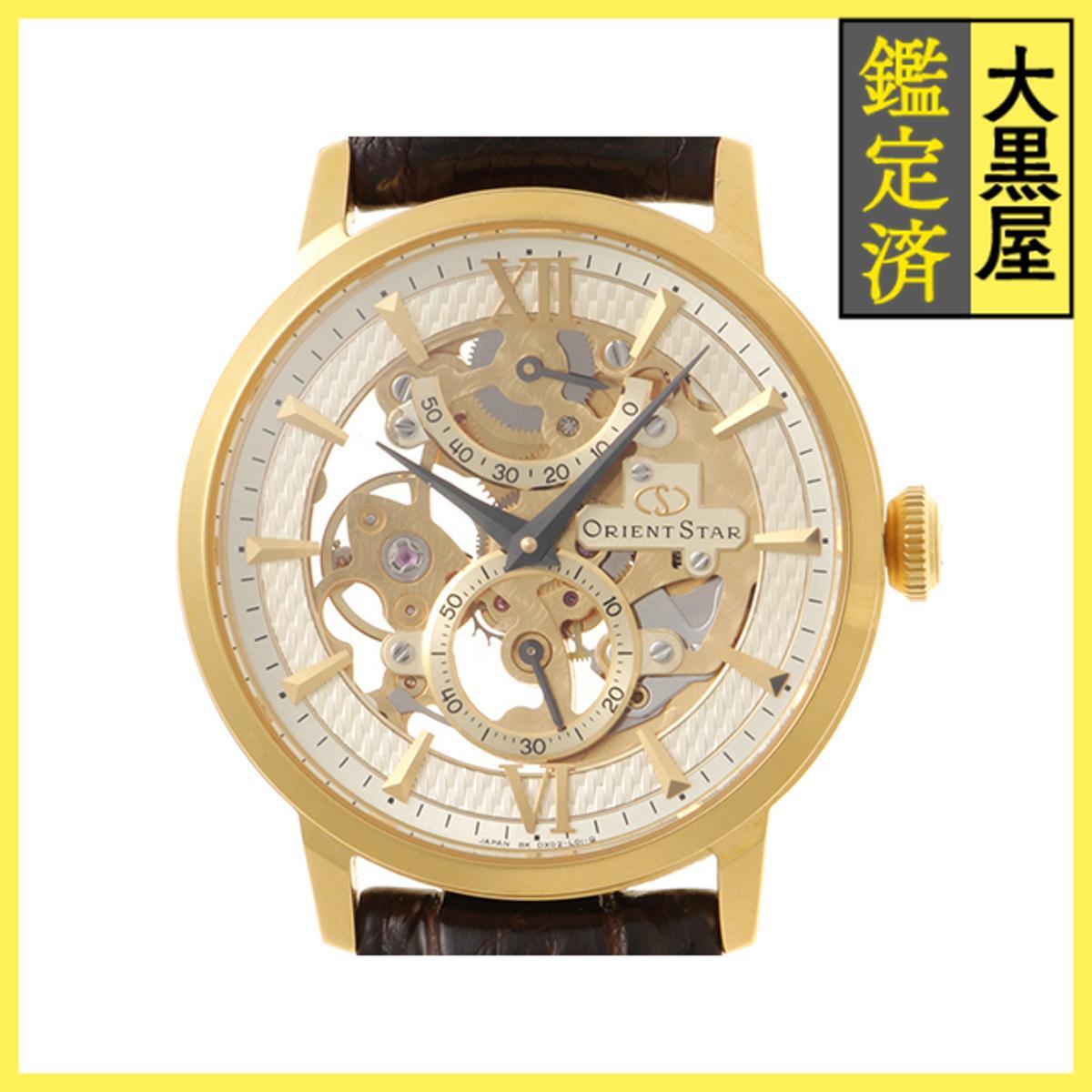 ORIENT オリエント オリエントスター スケルトン WZ0031DX/DX02-AO-B SS/レザー 手巻き スケルトン 男性用/Men's拍卖