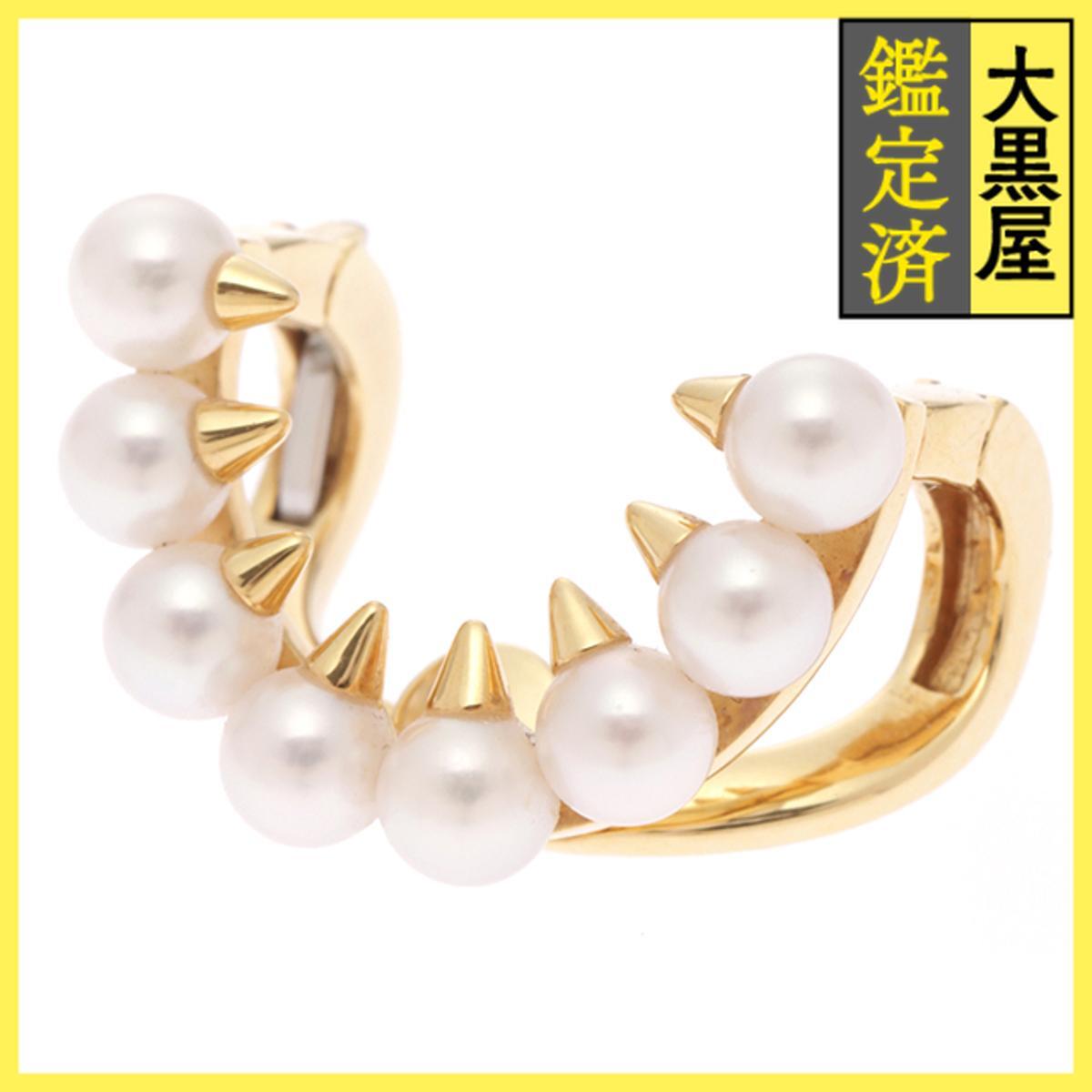 TASAKI タサキ デインジャーイヤーカフ イヤリング K18 ゴールド パール 4.6g拍卖