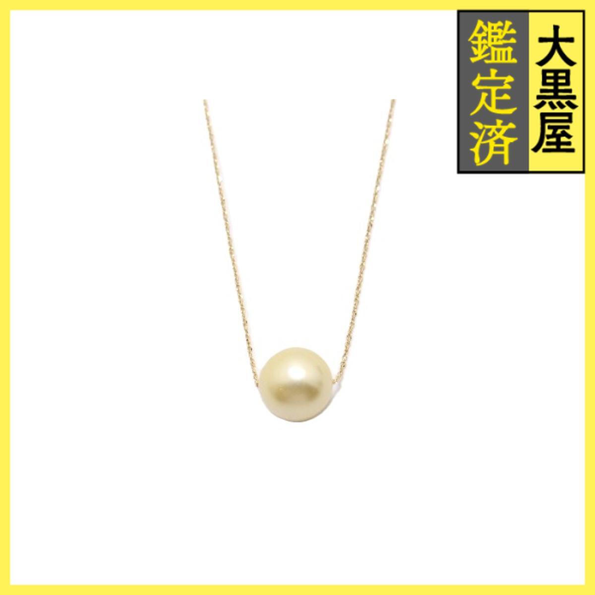 JEWELRY ノンブランドジュエリー ネックレス 1粒 パール 真珠 K18 ゴールド拍卖