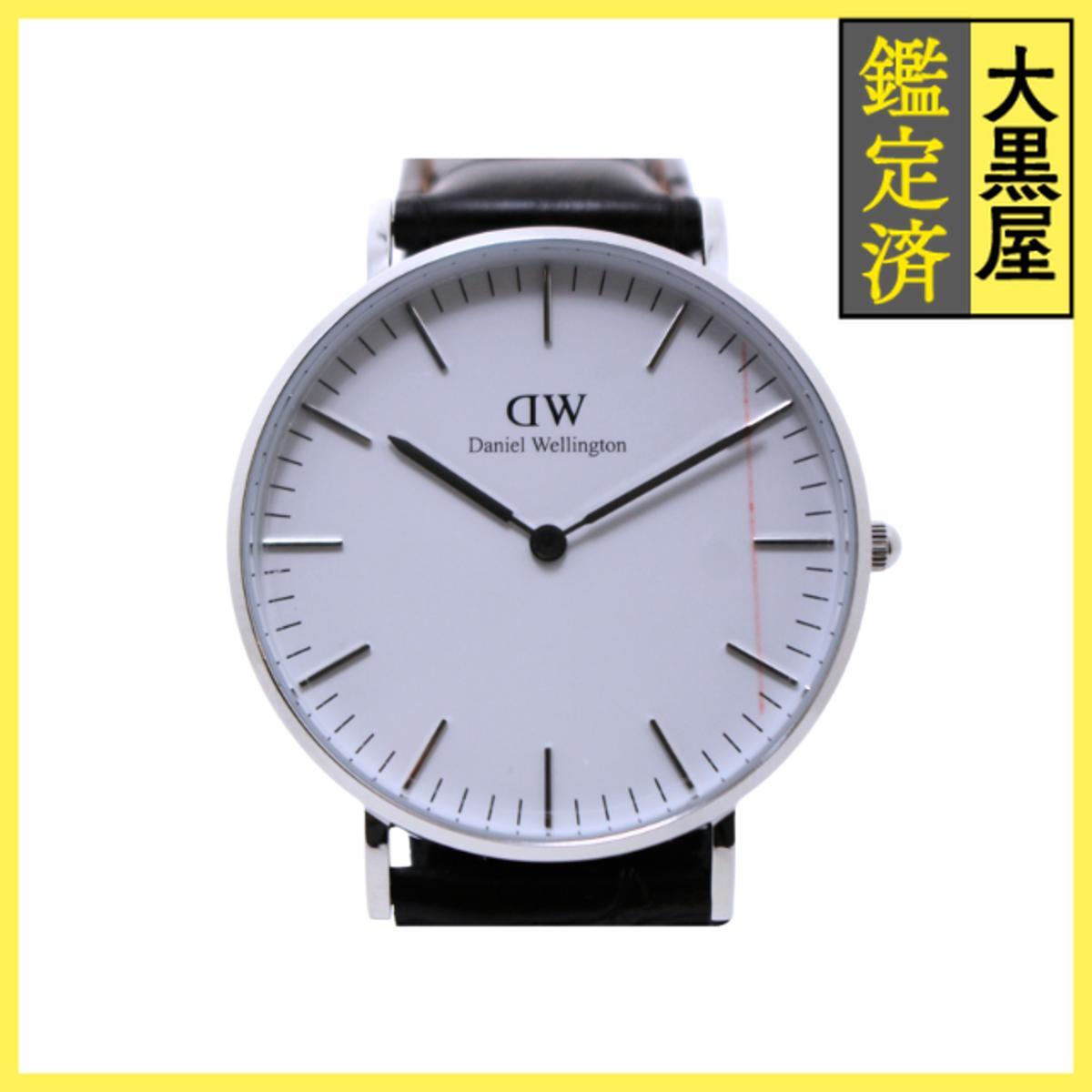 Daniel Wellington ダニエル・ウェリントン - DW00100055 SS/カワ ホワイト 男性用/Men's watches拍卖