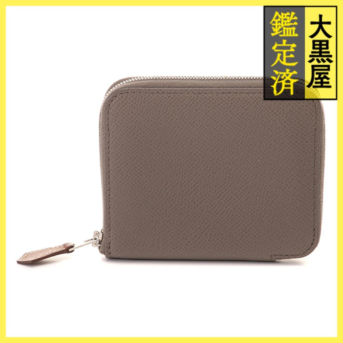 HERMES エルメス アザップシルクインコンパクト エタン/SV ヴォーエプソン拍卖