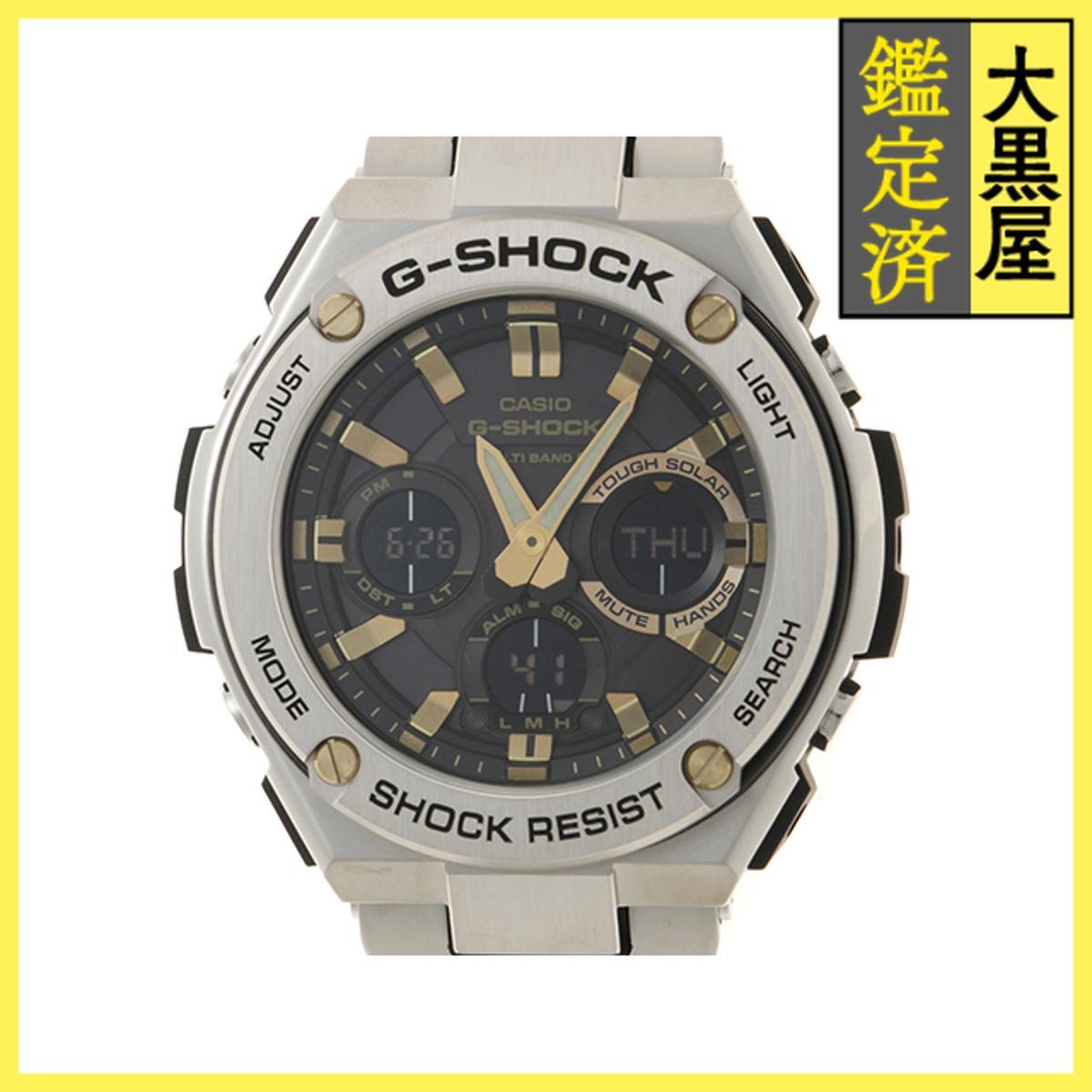 CASIO カシオ G-SHOCK GST-W110D-1A9JF SS/樹脂 ブラック/ゴールド 男性用/Men's watches拍卖