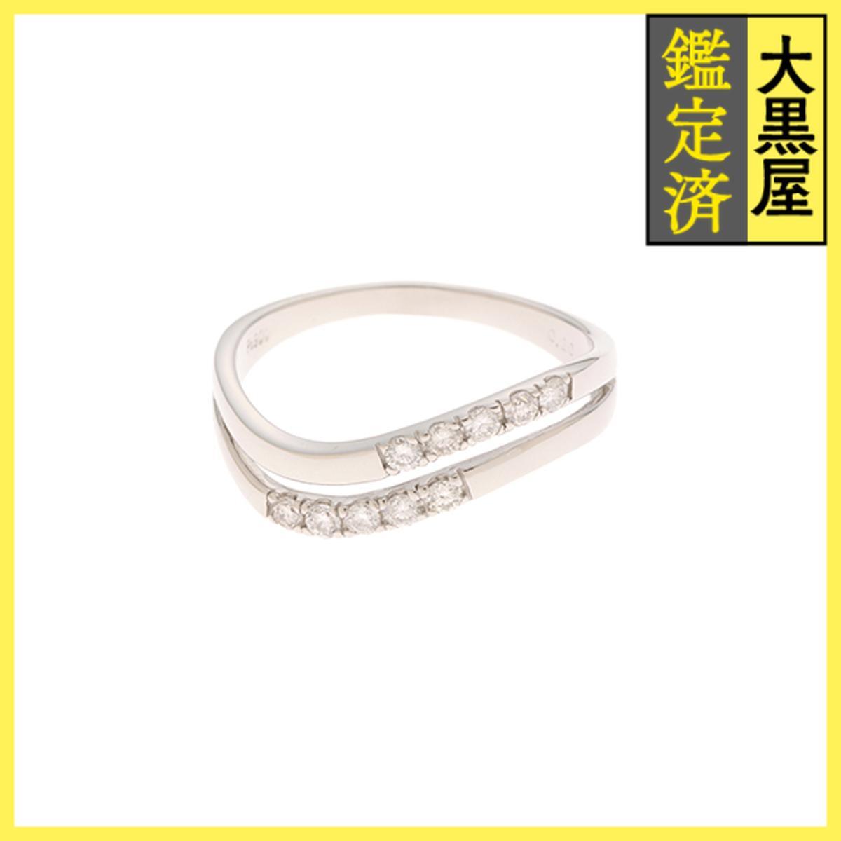 JEWELRY ノンブランドジュエリー 貴金属・宝石 リング プラチナ900 ダイヤモンド約0.20ct 約3.3g 約12.5号拍卖