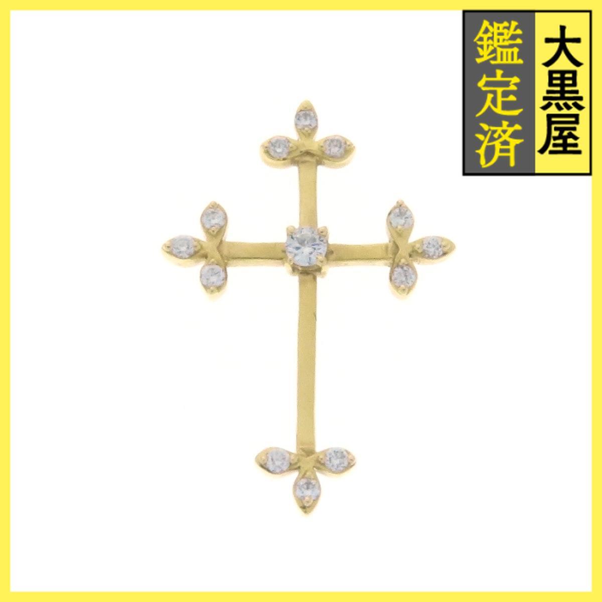 JEWELRY ノンブランドジュエリー 貴金属・宝石 トップ K18イエローゴールド ダイヤモンド 約1.0g 2147400284284拍卖