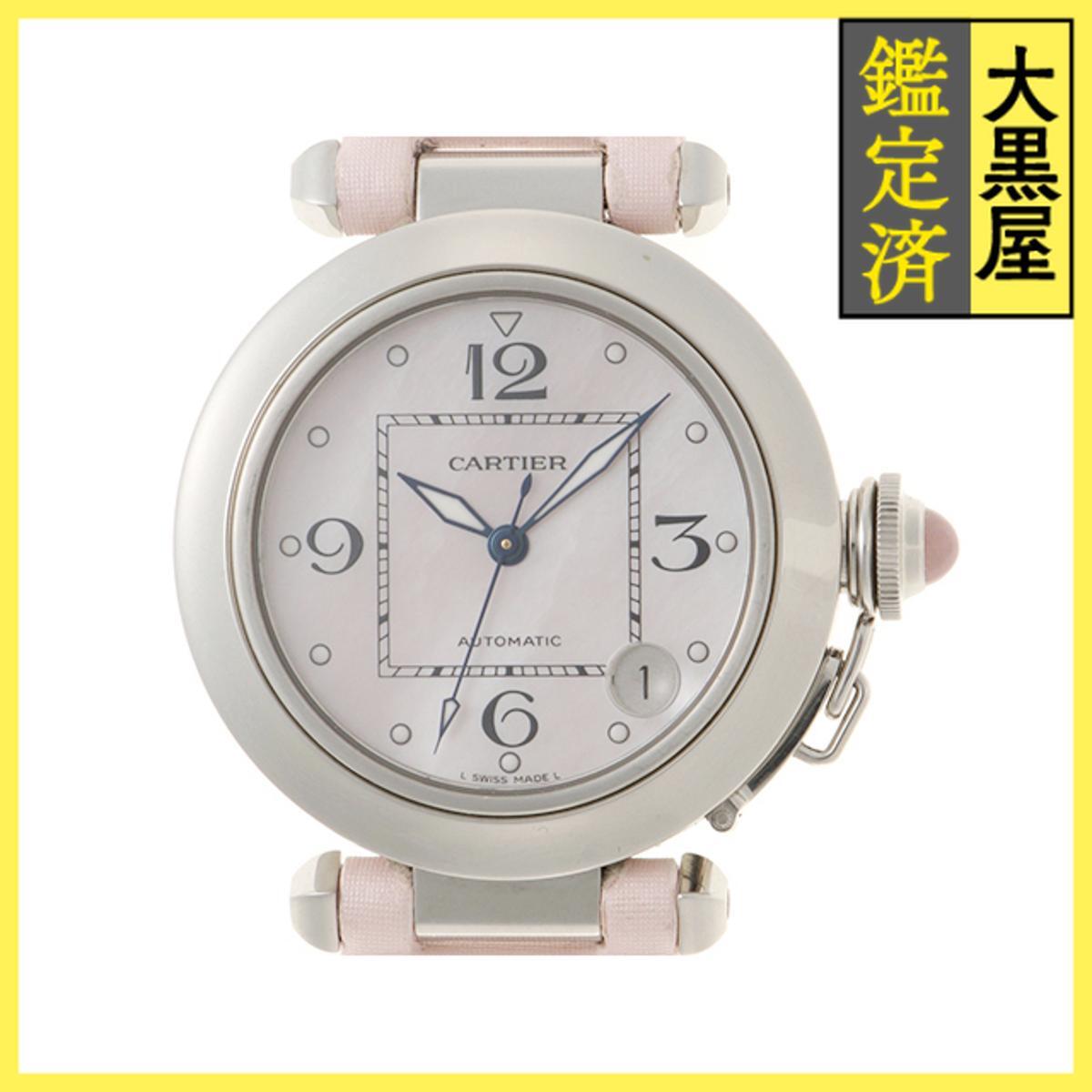 Cartier カルティエ パシャC 2003年クリスマス限定 W3106499 SS/サテン 自動 ピンクシェル 女性用/Ladies拍卖
