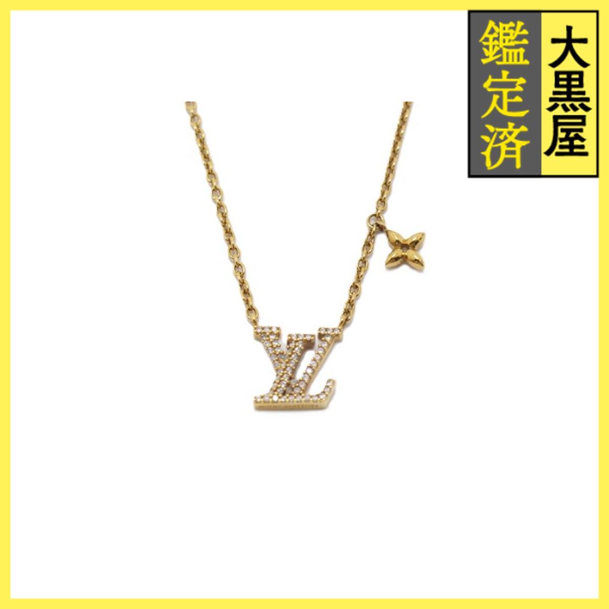 LOUIS VUITTON ルイ・ヴィトン ネックレス・LV アイコニック ネックレス M00596 GP/ラインストーン拍卖