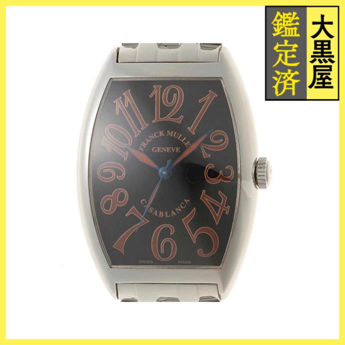 FRANCK MULLER フランク・ミュラー トノーカーベックス 6850 BC SHR SS/SS 自動 ブラック 男性用/Men's拍卖