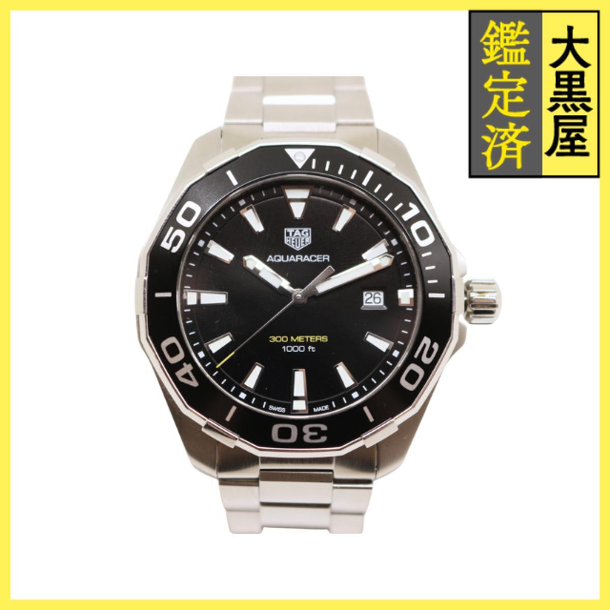 TAG HEUER タグ・ホイヤー アクアレーサー WAY101A.BA0746 SS クォーツ ブラック 男性用/Men's watches拍卖
