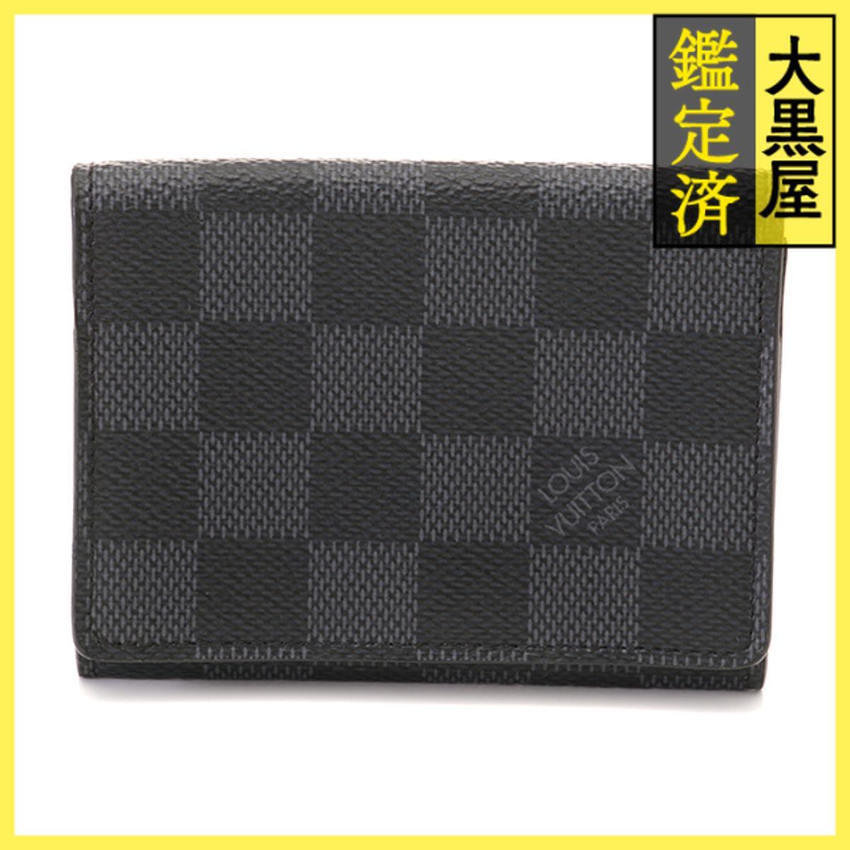 LOUIS VUITTON ルイ・ヴィトン アンヴェロップ・カルトドゥヴィジット ダミエグラフィット N63338 カードケース拍卖