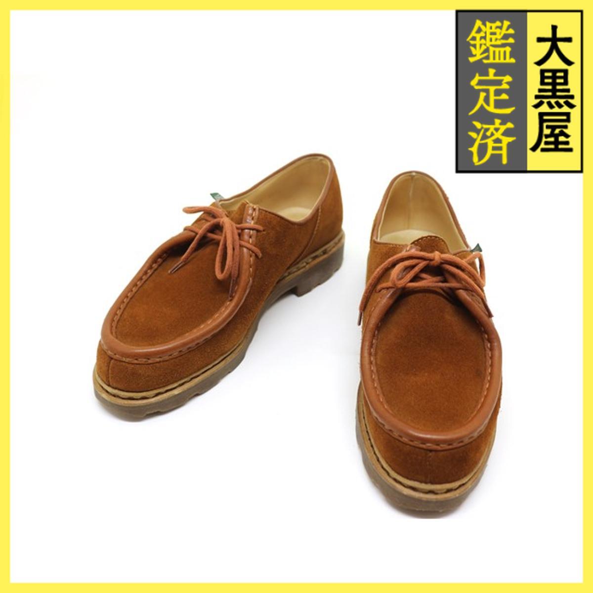 SELECTION セレクション 靴 Paraboot チロリアンシューズ メンズ41 (約26cm) ブラウン スエード 66163 (拍卖
