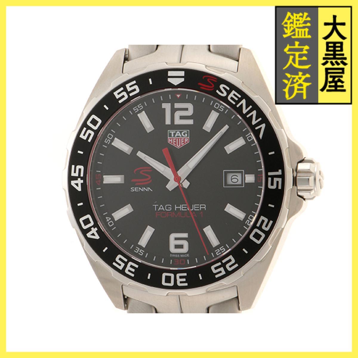 TAG HEUER タグ・ホイヤー フォーミュラ1 WAZ1012 SS クォーツ ブラック 男性用/Men's watches拍卖