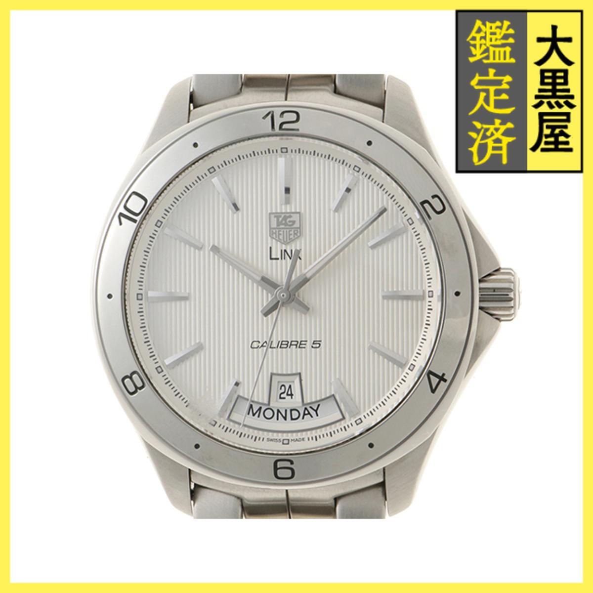 TAG HEUER タグ・ホイヤー リンク キャリバー5 WAT2011 SS 自動 シルバー 男性用/Men's watches拍卖