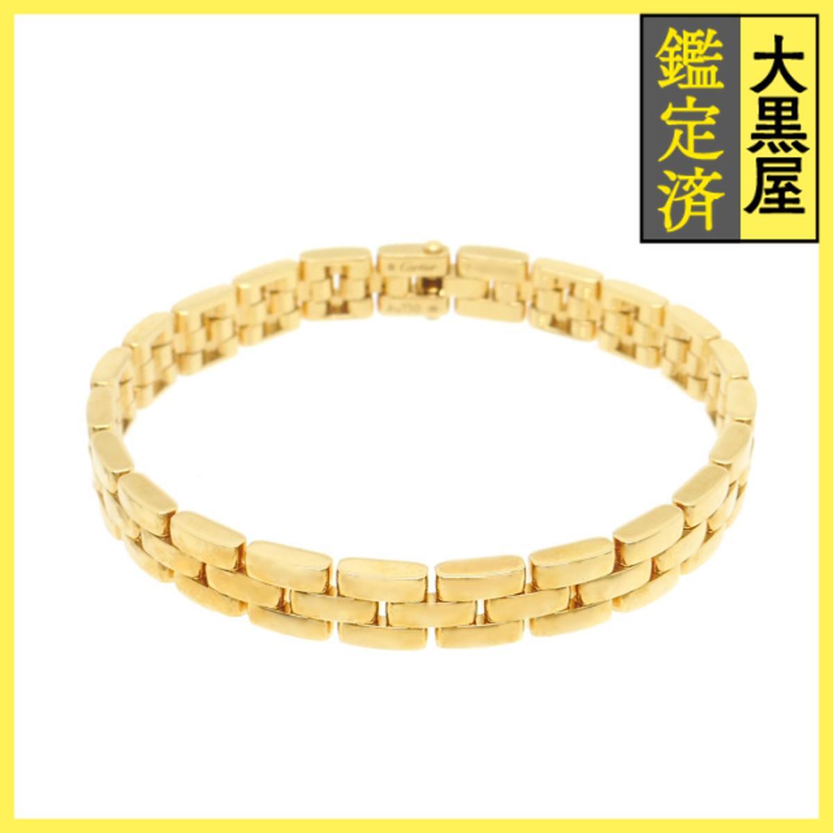 Cartier カルティエ マイヨンパンテール ブレスレット YG イエローゴールド 39.0g B6030900(2143200575683)拍卖