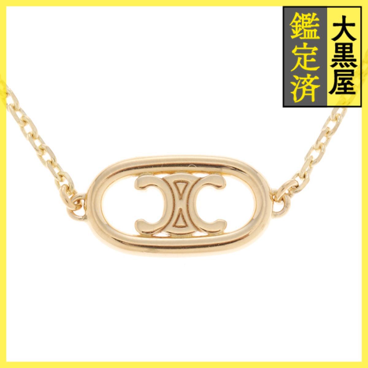CELINE セリーヌ マイヨントリオンフ ネックレス 46X756GLY.37AU K18イエローゴールド 約3.1g拍卖