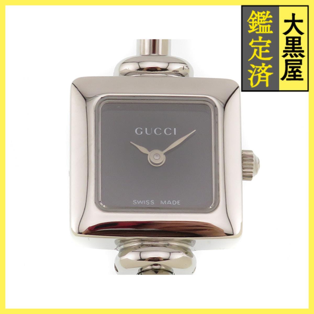 Gucci グッチ - 1900L SS クォーツ ブラック 女性用/Ladies watches拍卖
