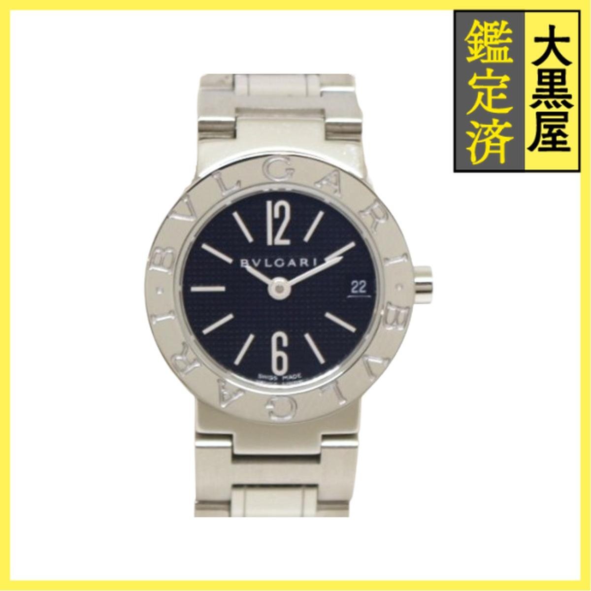 BVLGARI ブルガリ ブルガリ ブルガリ BB23SS SS クォーツ ブラック 女性用/Ladies watches拍卖