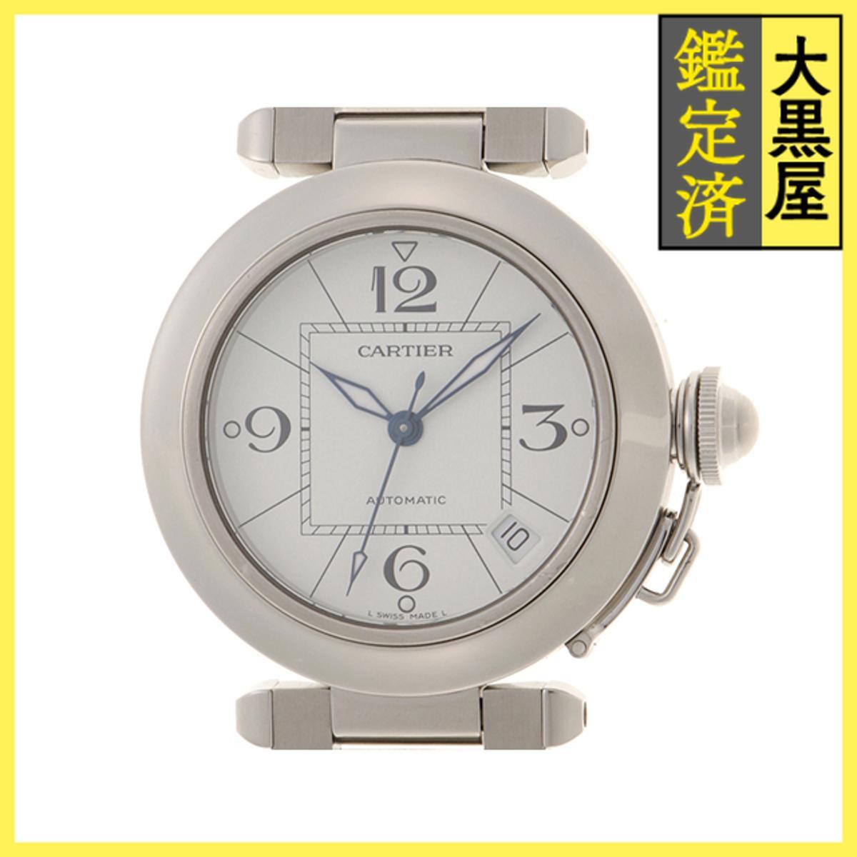 Cartier カルティエ パシャC W31074M7 SS/SS 自動 ホワイト 男性用/Men's watches拍卖