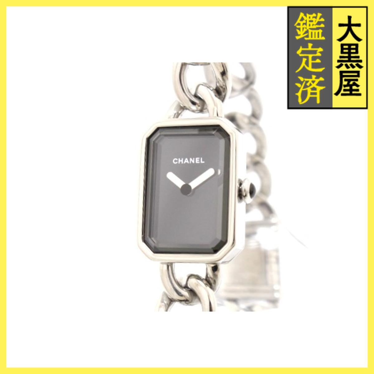 Chanel シャネル プルミエール H3248 SS クォーツ ブラック 女性用/Ladies watches拍卖