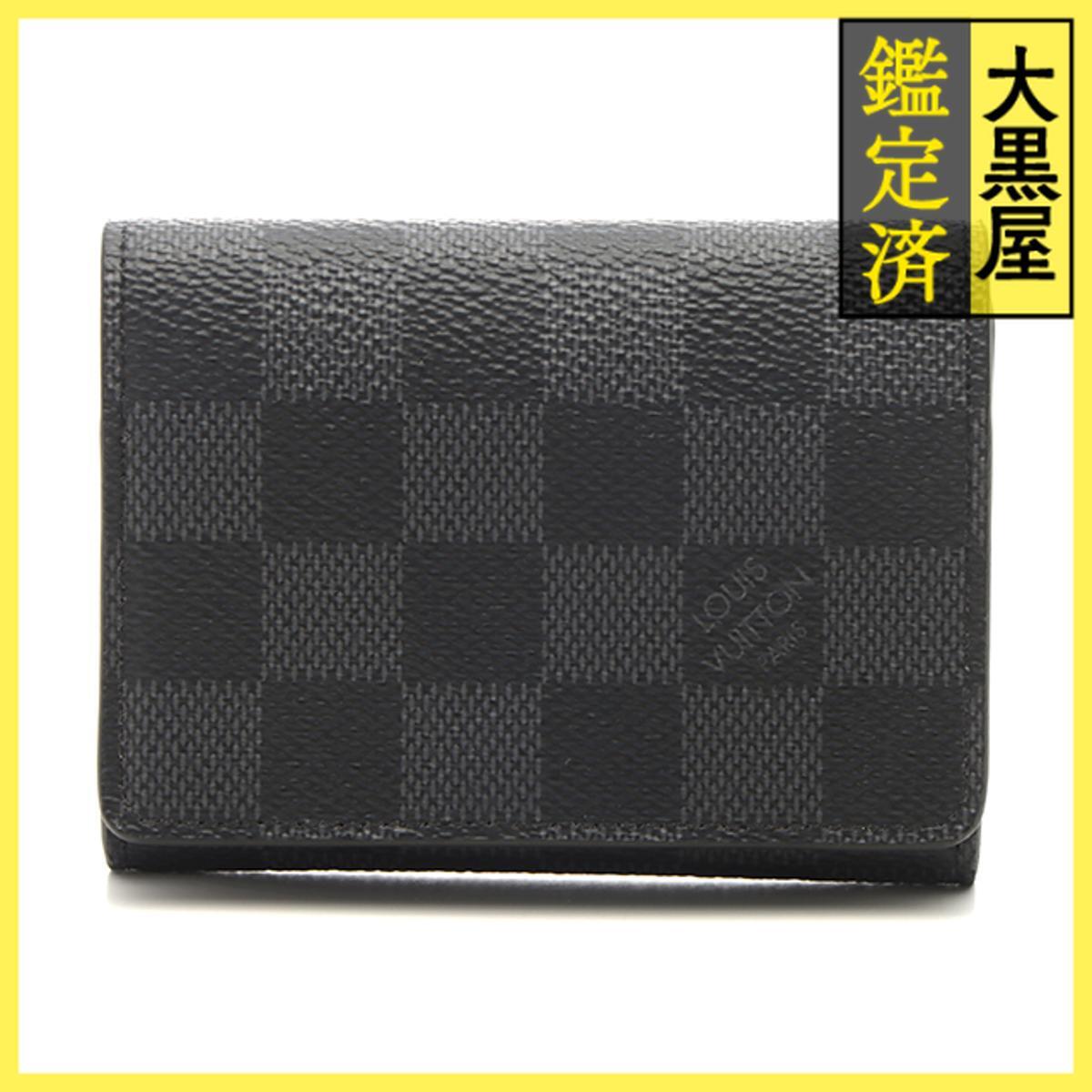 Louis Vuitton ルイ・ヴィトン アンヴェロップ・カルト ドゥ ヴィジット ダミエ・グラフィット カードケース N63338拍卖