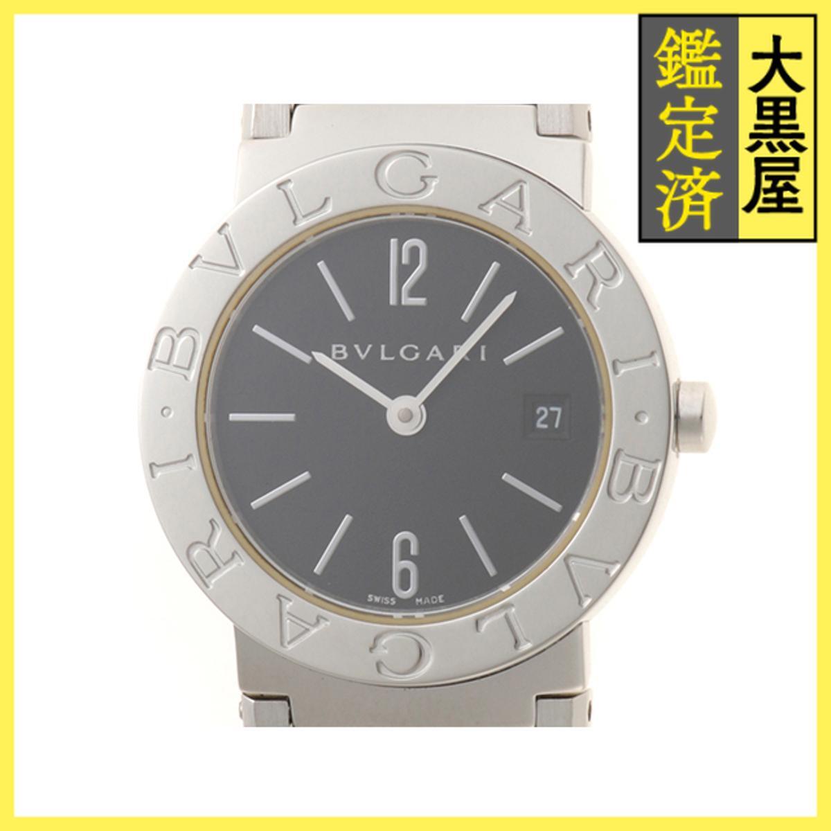 BVLGARI ブルガリ ブルガリ ブルガリ BB26SS SS クォーツ ブラック 女性用/Ladies watches拍卖