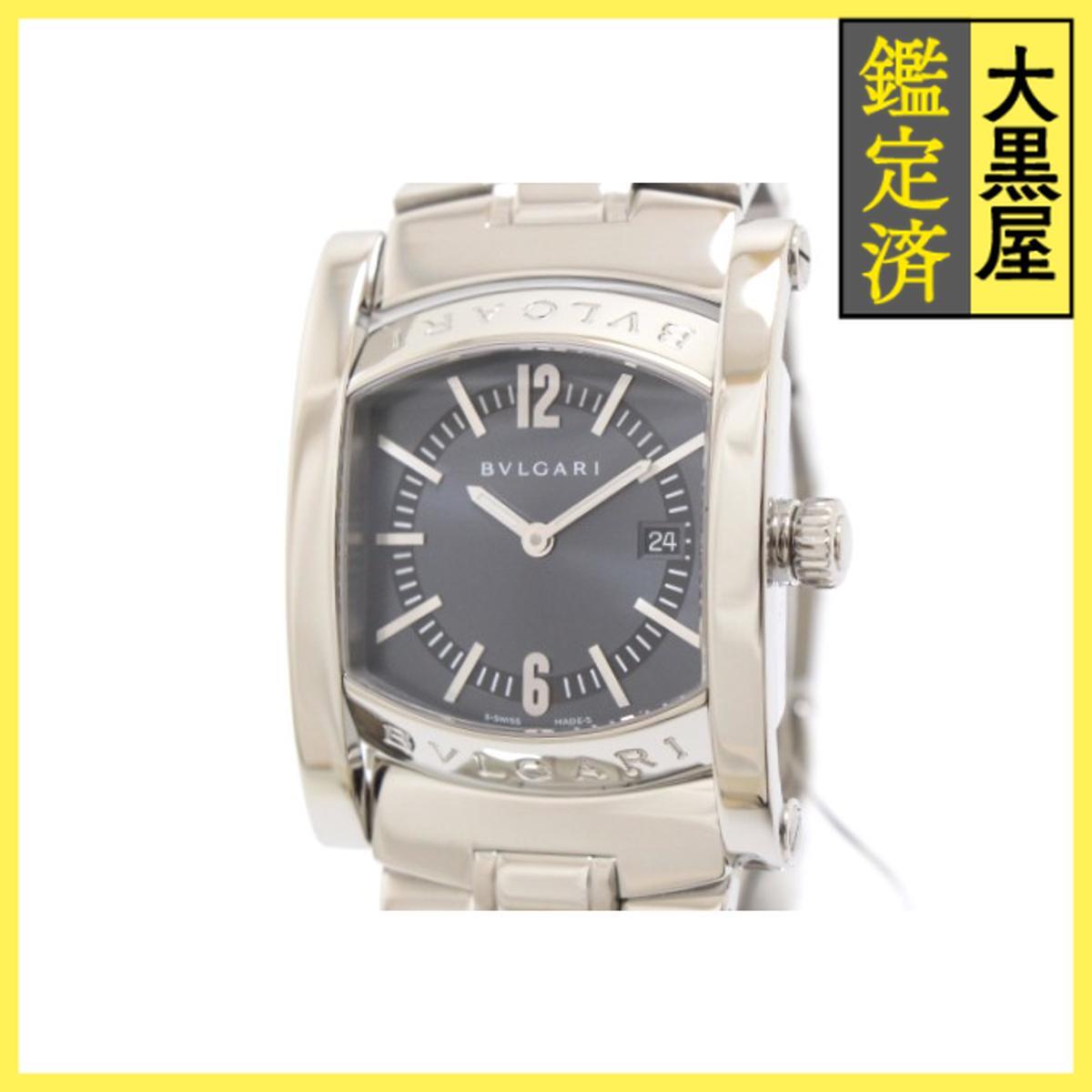 BVLGARI ブルガリ アショーマ AA39S SS クォーツ グレー 男女兼用/Unisex watches拍卖
