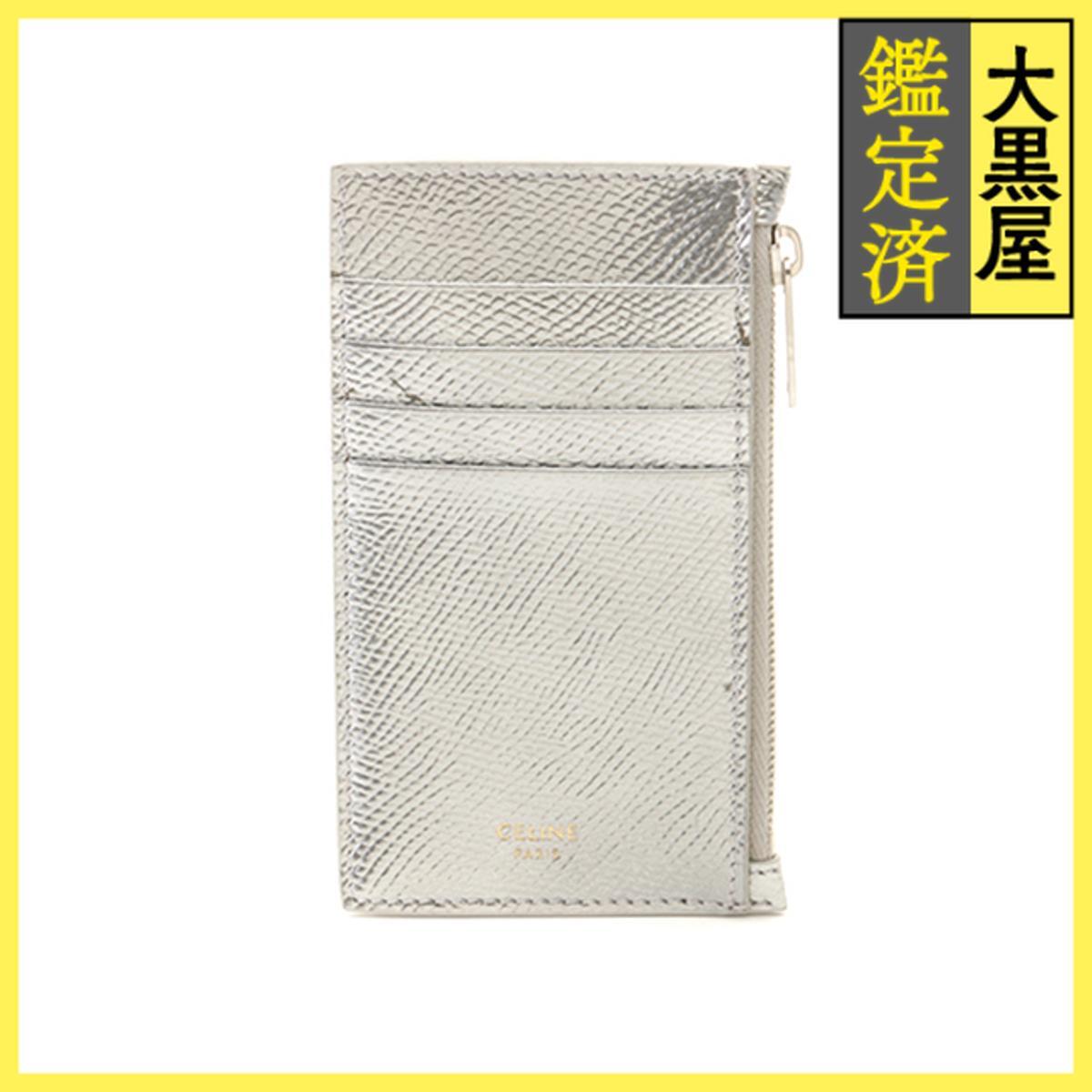 CELINE セリーヌ フラグメントケース シルバー カーフ 10B68.3BFQ 2148103923166拍卖