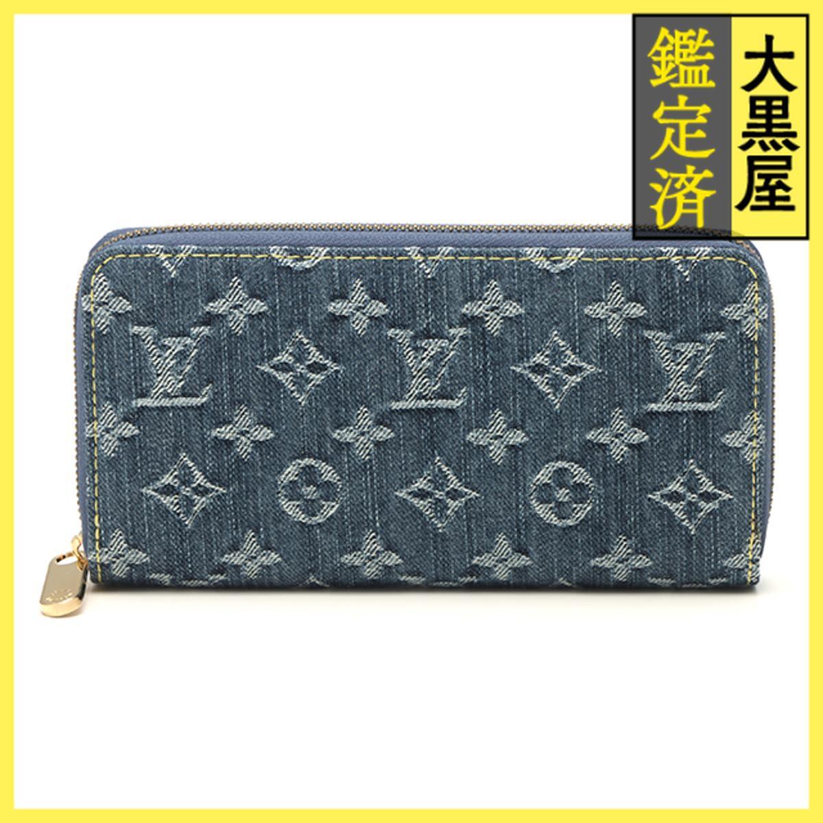 LOUIS VUITTON ルイヴィトン 財布 ジッピー・ウォレット モノグラム・デニム ブルー M95341拍卖