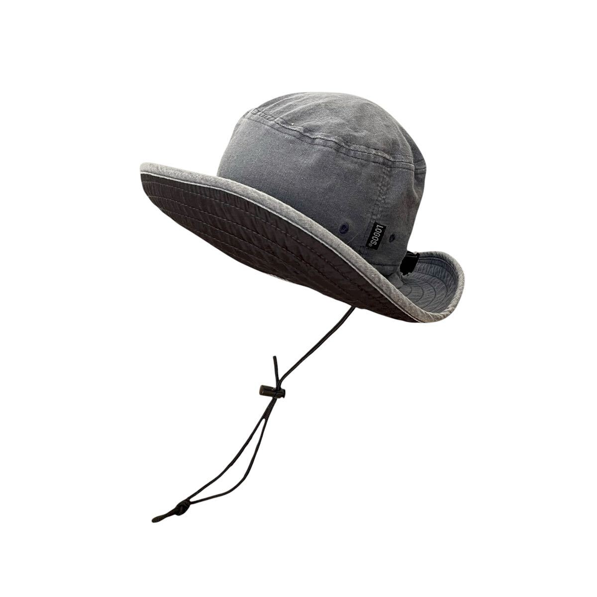 Ye2150cc LOGOS ロゴス ハット 帽子 アウトドアハット ブルー系 頭周り調節可 アウトドア 拍卖