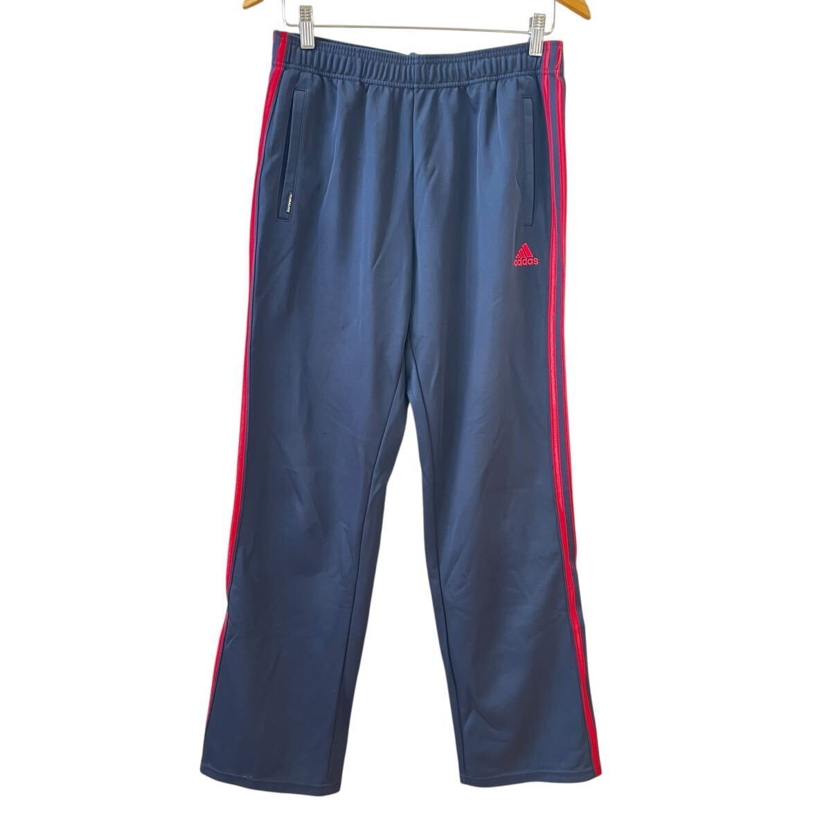 Ye2374cc adidas アディダス ジャージ トラックパンツ ネイビー サイズO ジャージパンツ 古着 パンツ ジャージ下 Clima365 運動 メンズ拍卖