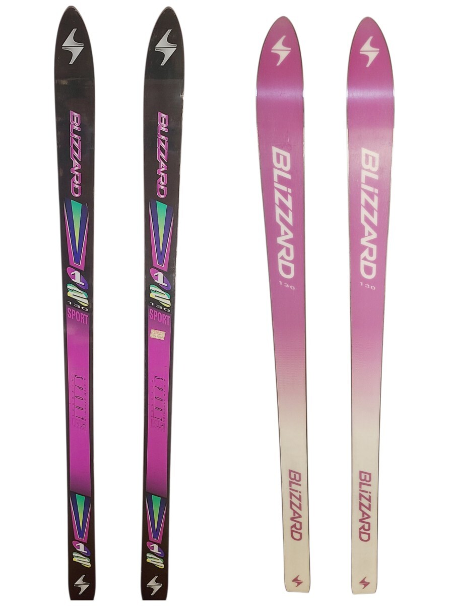 Ye2397LL◎未使用品 BLIZZARD ブリザード スキー板 ジュニア 子供 130cm ブラック×パープル アウトドア ウィンタースポーツ拍卖