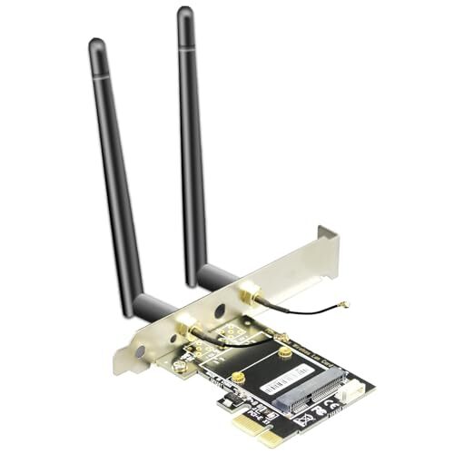 Mini PCIe to PCIe GLOTRENDS WA02 Mini PCIe - PCIe X1 WiFiアダプタ、ハーフ拍卖