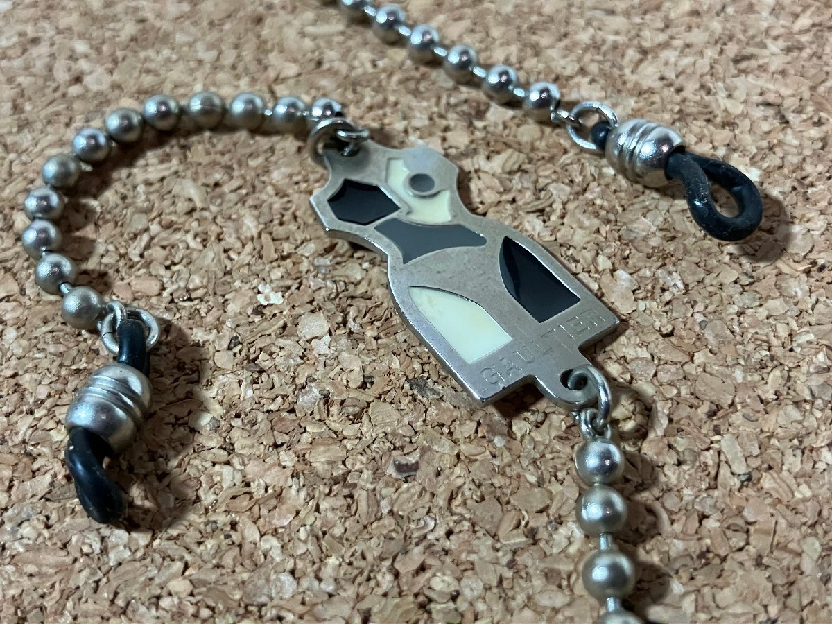 【レア】Jean Paul GAULTIER ジャンポールゴルチェ トルソー型 チャーム ボールチェーン グラスコード 眼鏡 日本製拍卖