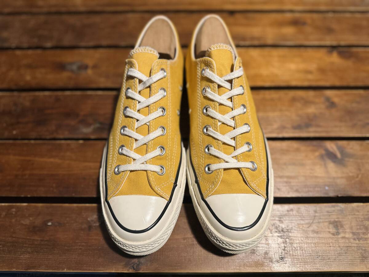 コンバース chuck Taylor チャックテイラー ct70 オールスター CONVERSE 三ツ星 OX ローカット LOW 26.0 26 イエロー拍卖
