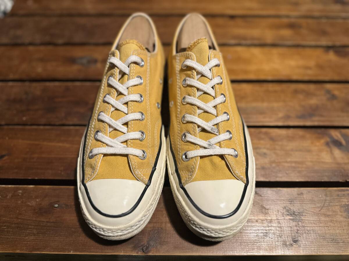 コンバース chuck Taylor チャックテイラー ct70 オールスター CONVERSE 三ツ星 OX ローカット LOW 26.0 26 サンフラワー拍卖