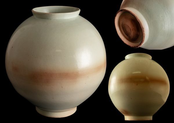 特大壷 朝鮮美術 李朝 白磁 特大 壷 大壺 満月壺 提灯壷 拍卖