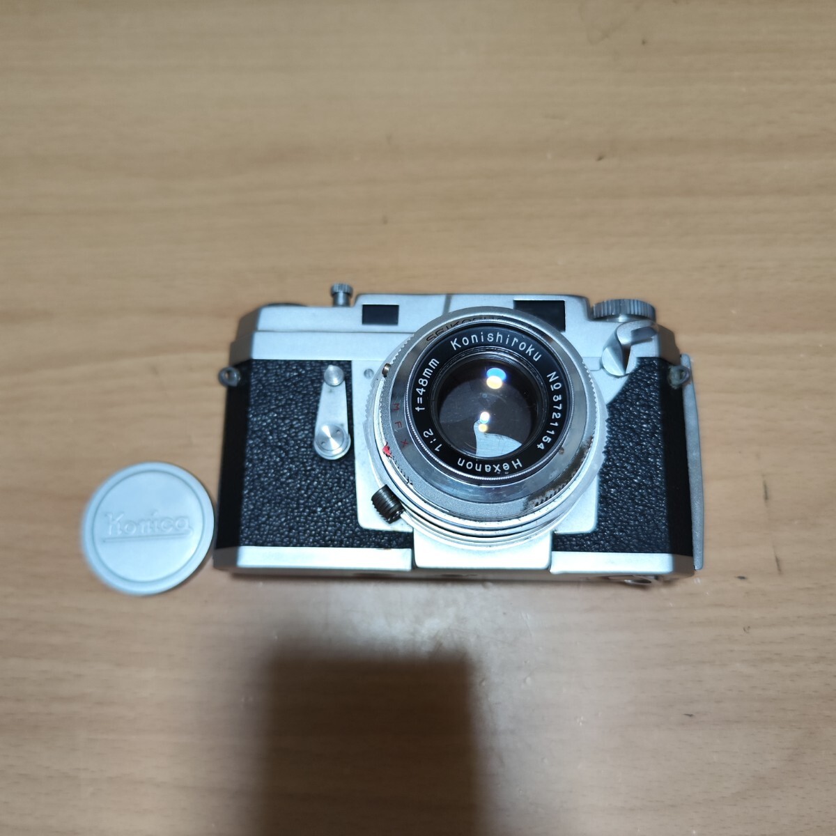 KONICA コニカ III Konishiroku Hexanon 48mm F2 レンジファインダー カメラ 現状品にて ジャンク品として拍卖