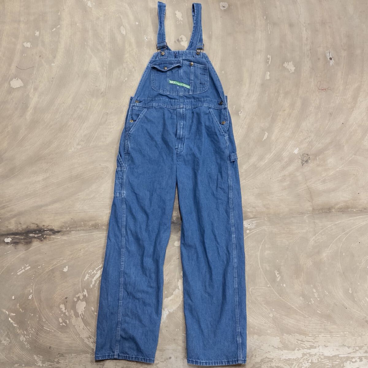 古着 Key キー デニムオーバーオール W38 L32 拍卖