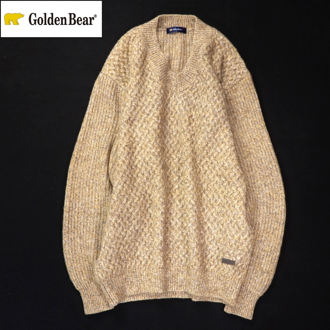 ゴールデンベア GOLDEN BEAR 使いやすい◆ ニット プルオーバー セーター L拍卖