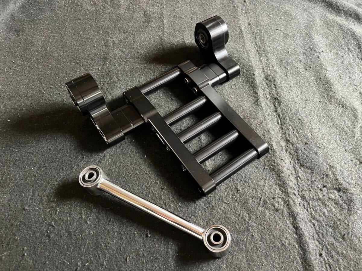 新品 シグナスX 10CM ロンホイキット CNC強化エンジンハンガー 振動軽減 サブハンガーセット SE44J SEA5J SEA6J SED8J 5S9 ボアアップ 黒拍卖