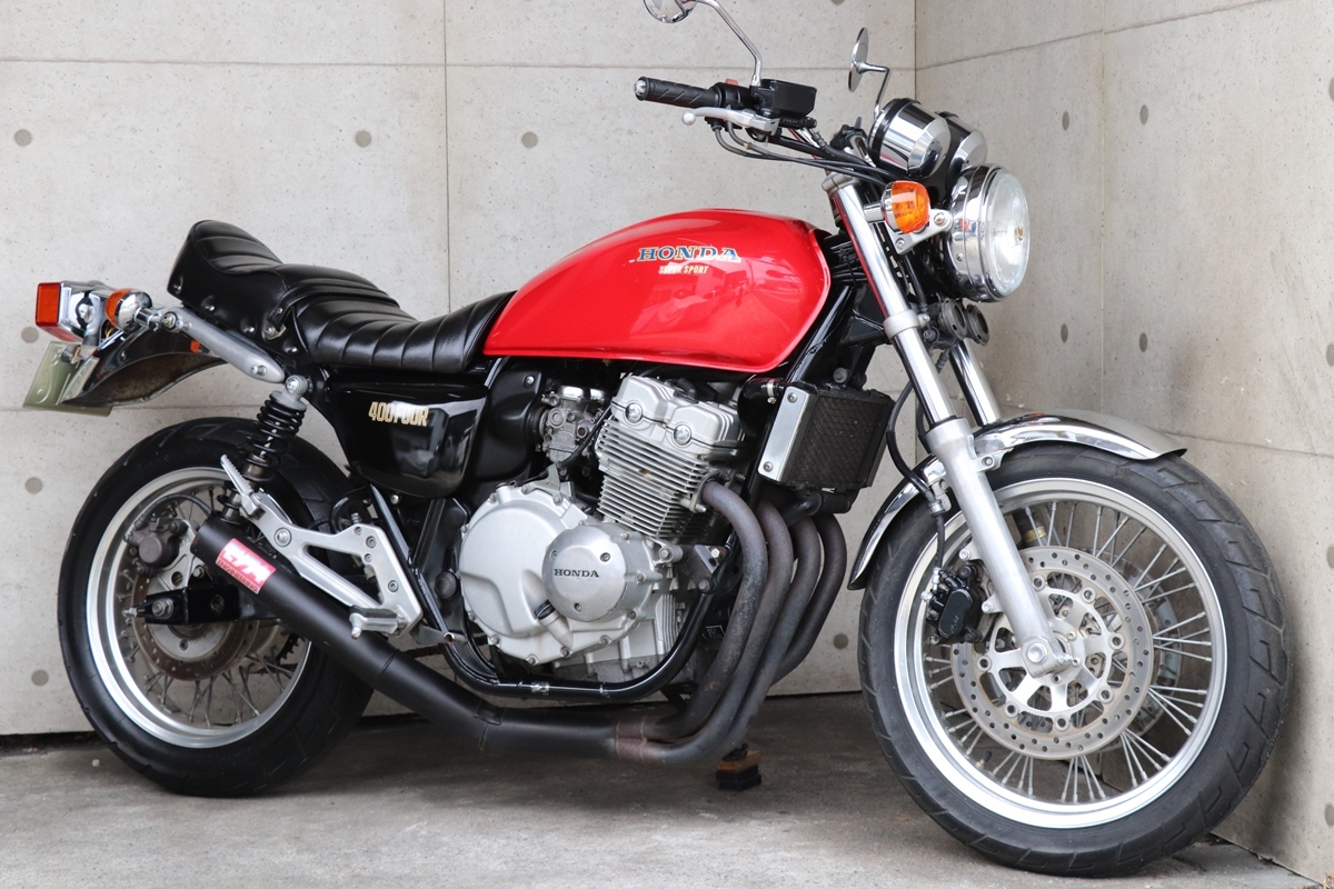 横浜~ HONDA 平成10年式 CB400FOUR NC36 モリワキ CB400Fカスタム 車検付 好調 拍卖