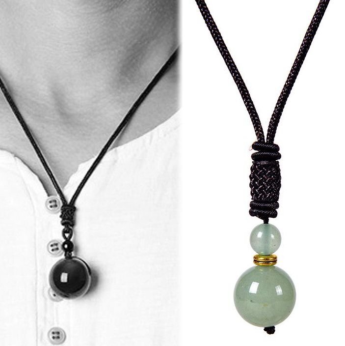 16mm パワーストーン ネックレス チョーカー メンズ レディース 天然石 運気UP 7992054 【M】アベンチュリン 新品 1円 スタート拍卖