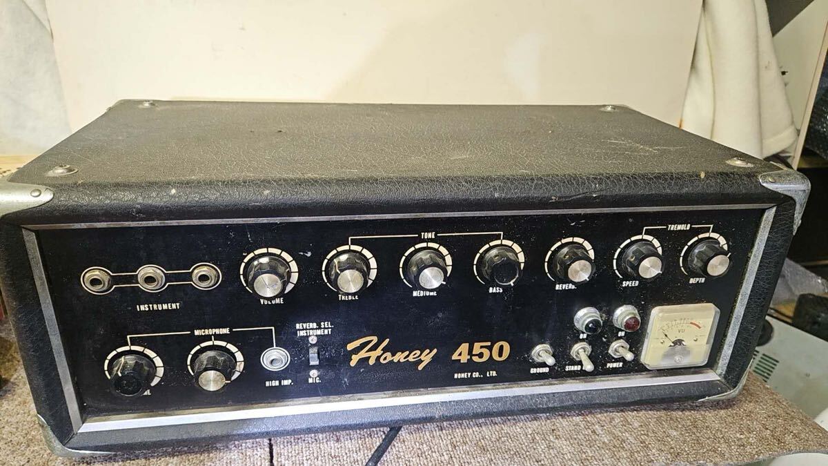 Honey 450 真空管ギターアンプヘッド通電現状品拍卖