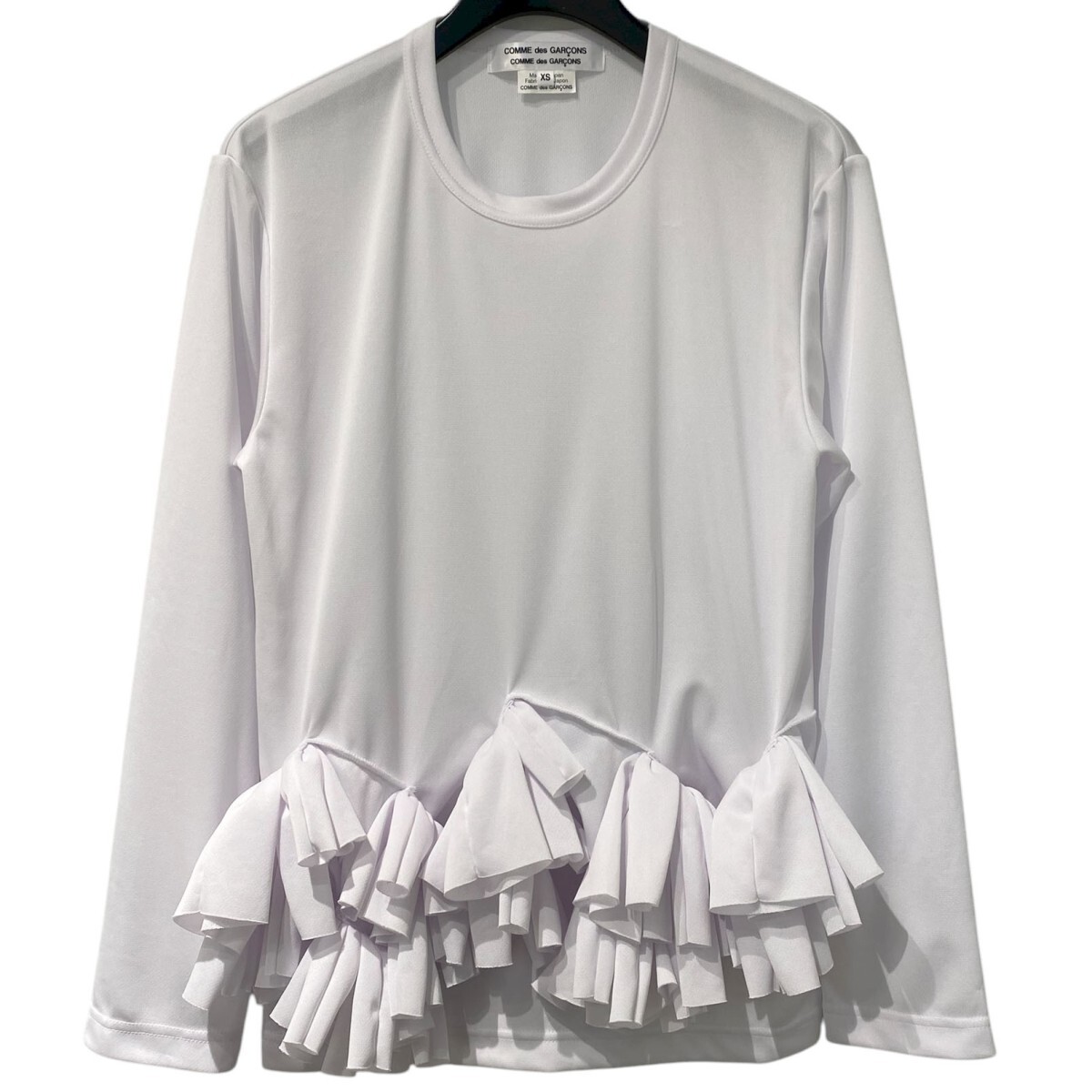 COMME des GARCONS COMME des GARCONS 25SS フリルデザインカットソーロングスリーブ8069000134803拍卖