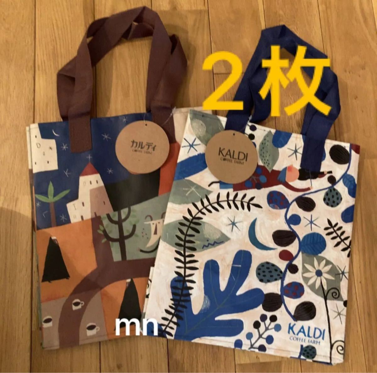 【新品】カルディ エコバッグ オトノハと伝説ミニ 2枚 KALDI拍卖