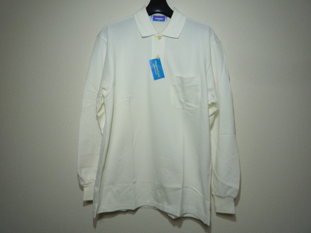 MYPLAY ホワイト 長袖ポロシャツ 3Lサイズ拍卖